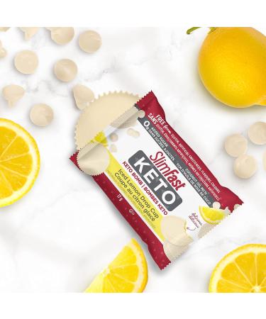 Slim-Fast Keto Bomb Snacks Case of 12 Boxes of 14x17g Iced Lemon Drop Cups Per Box (168 Cups) Ice Lemo Cup 2856 Grams - Buy Online on GoSupps.com