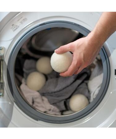 Chinchilla Wool Dryer Balls | Handmade in Nepal | Sustainable Plastic-Free Tumble Dryer Balls for Fluffy Laundry - Buy Online on GoSupps.com