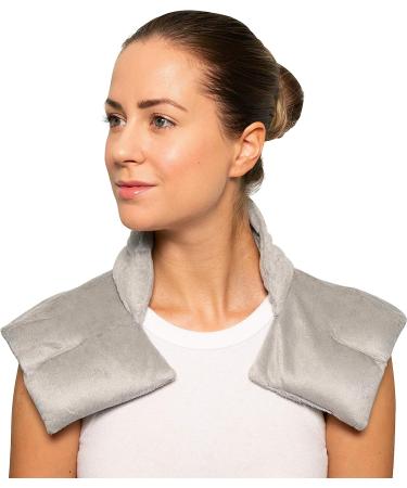 Lavender Microwave Heating Pad for Back & Neck Pain Relief - Aromatherapy Shoulder Wrap - Buy Online on GoSupps.com