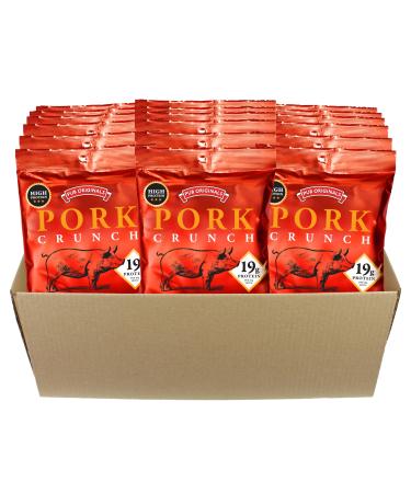 Pub Original - Crispy Salted Pork - High Protein Snacks - Box of 18 x 30g packs