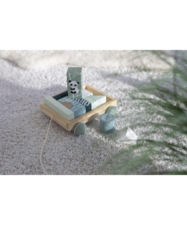 Eichhorn Construction Wagon with 11 Building Blocks - Pull-Along Toy for Kids 12 Pieces 18x17.5 cm Ideal for Ages 1+ - International Shipping Available - Buy Online on GoSupps.com