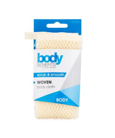 Body Benefits Exfoliating Woven Wash Cloth - Enhance Lather & Self-Care | International Shipping Available - Buy Online on GoSupps.com