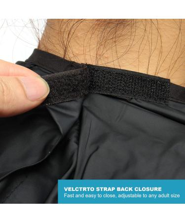 Gusto Hairdressing Salon Cape - Professional Hair Cutting Cloak & Apron Tool with Neck Brush - Black - Buy Online on GoSupps.com