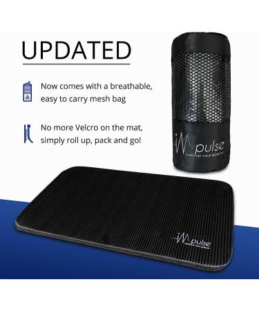 Impulse Fitness Knee Mat - Extra Thick 25mm Cushioned Pad for Knees & Elbows | Portable Exercise Mat for Planks, Ab Rollers, Yoga - Buy Online on GoSupps.com