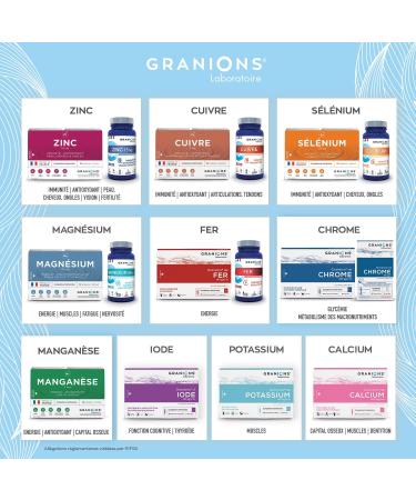 Granions COPPER 2 mg - 30 ampoules 15 days - Immunity - Antioxidant - Support of joints and tendons - 2 mg of copper - Made in France - Buy Online on GoSupps.com