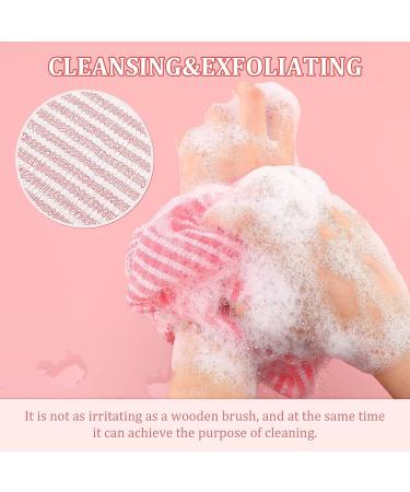 6-Piece Exfoliating Washcloth Set | Nylon Korean Body Scrubber Towel | Japanese Back Scrubber for Shower and Bath | 11.7 x 35.2 Inch | For Women and Men - Buy Online on GoSupps.com