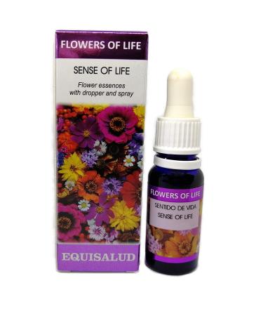 EQUISALUD Flowers of Life Sense of Life Certified organic natural remedy for flowers 15 ml dropper and spray