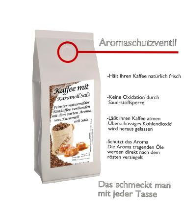 C&T Aroma Flavored Coffee Ground - Salty Caramel 1000g | Premium Private Roaster | Buy Internationally - Buy Online on GoSupps.com