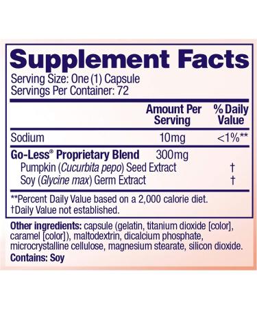 AZO Bladder Control with Go-Less - 72 Capsules | Reduce Occasional Urgency & Leakage - Buy Online on GoSupps.com