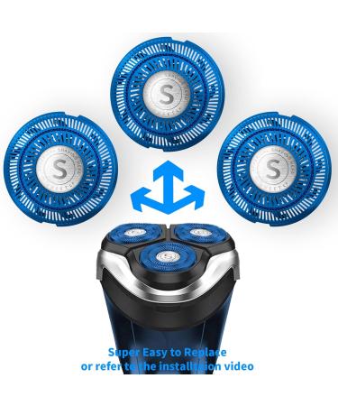 Blue Shaver Net Replacement for SweetLF SWS7105 Shaver - High-Quality Replacement Blade for Smooth Shaving - Buy Online on GoSupps.com