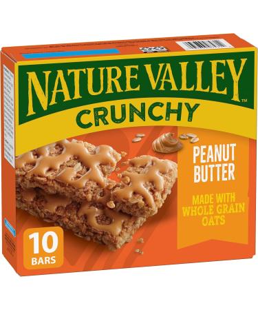 NATURE VALLEY Peanut Butter Biscuits Snacks Oat Biscuits with Peanut Butter Filling & Peanut Butter Crunchy Granola Bars No Artificial Colours No Artificial Flavours Valentine+ 10 Count (Pack of 1) - Buy Online on GoSupps.com
