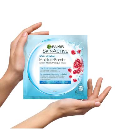 Garnier SkinActive Super Hydrating Sheet Mask 0.08 oz - 1 Count | Moisturizing Face Mask - Buy Online on GoSupps.com
