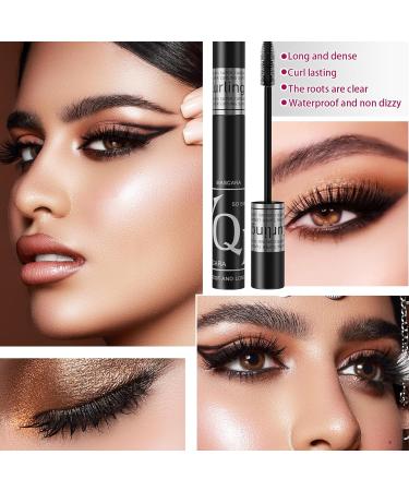 Black Waterproof Mascara HOUSN Fiber Mascara Volume Lengthening Mascara Extra Lash Mascara Black Waterproof long-lasting smudge-proof voluminous and charming mascara - Buy Online on GoSupps.com