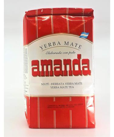 Yerba Mate Amanda Roja 1 kg - Premium Quality (Pack of 1) - Buy Online on GoSupps.com