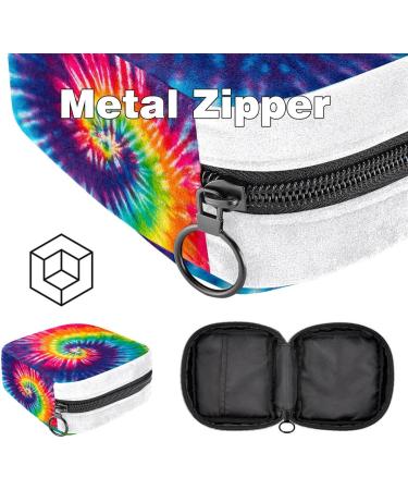 GIAPB Sanitary Napkin Storage Bag Period Bag Tampon Bag Makeup Bag Pad Pouch Colorful Swirl Tie Dye Color2716 - Buy Online on GoSupps.com