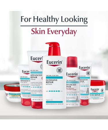 Eucerin Advanced Repair Body Cream - 8 Oz Tube for Very Dry Skin - Buy Online on GoSupps.com