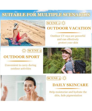 Lezehea Sunscreen SPF 100 pack of 2 sunscreen for face and body SPF 100 sun blocker soothing sunscreen waterproof nongreasy easy to use sun protection for travel outdoor 65 g 2er Pack - Buy Online on GoSupps.com