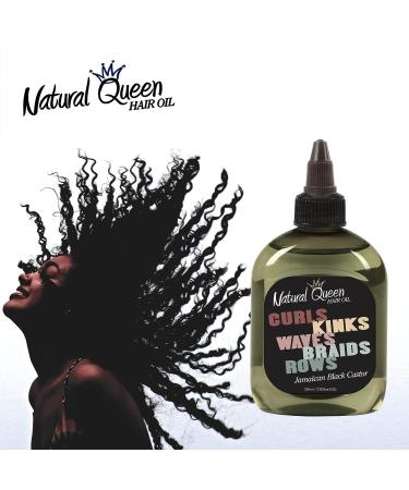 Jamaican Black Castor Hair Oil - Natural Queen Curls, Kinks, Waves, Braids, Rows 7.78 oz - Buy Online on GoSupps.com