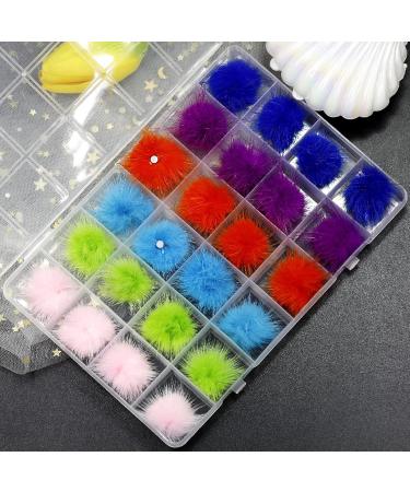 24Pcs Detachable 3D Plush Faux With Base Decoration Ornament - Buy Online on GoSupps.com
