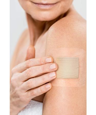 Medrull Waterproof Wound Pavement - Sterile Transparent Protection for Cuts & Scratches | Ideal for Showering & Sports | 75 Pieces (9x10 cm) - Buy Online on GoSupps.com