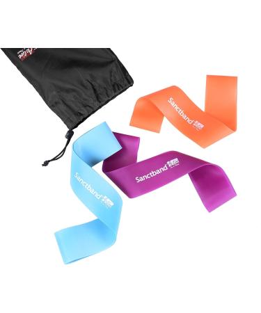3 in 1 Loop Band Kit - Amber Purple & Teal | Medium Heavy Extra Heavy Resistance Bands for Effective Training | International Shipping Available - Buy Online on GoSupps.com