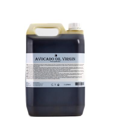 Mystic Moments |Avocado Virgin Carrier Oil 10 liter - pure and natural oil Perfect for hair face nails aromatherapy massage and oil thinning vegan GVO