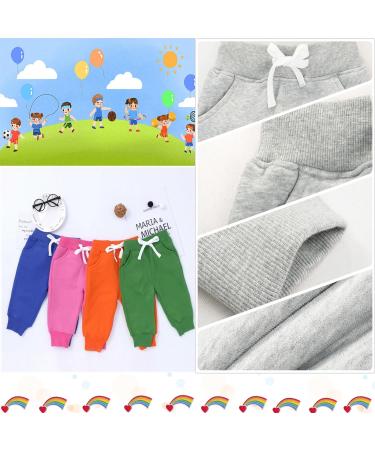 CuteOn Unisex Kids Elastic Waist Cotton Warm Trousers 3 Years Grey - 1-5 Years Baby Pants Bottoms - Buy Online on GoSupps.com