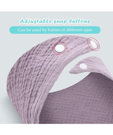 WD&CD 4-Piece Triangle Baby Dribble Bibs | Adjustable & Absorbent for Boys and Girls - Buy Online on GoSupps.com