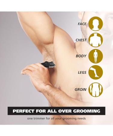 Wahl Manscaper Reach 360 Cordless Body & Beard Trimmer for Men - Precision Grooming with No-Slip Grip | Model 3025951 | International Shipping Available - Buy Online on GoSupps.com