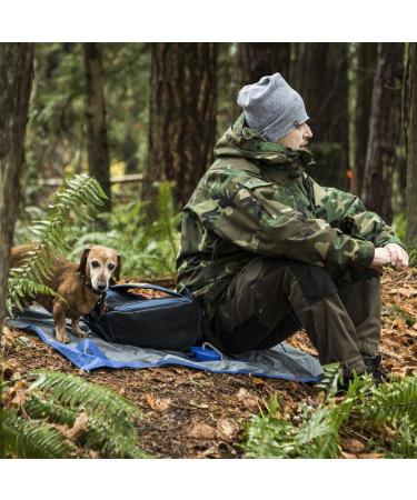 Ultralight Waterproof Backpacking Tarp Ground Cloth 27.5x48 Inches | Compact Mini Pocket Blanket for Hiking Gear | Packable Groundsheet with Pouch and Carabiner - Buy Online on GoSupps.com
