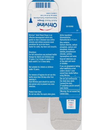 Otrivine Nasal Drops - Fast-Acting Relief for Nasal Congestion - Buy Online on GoSupps.com