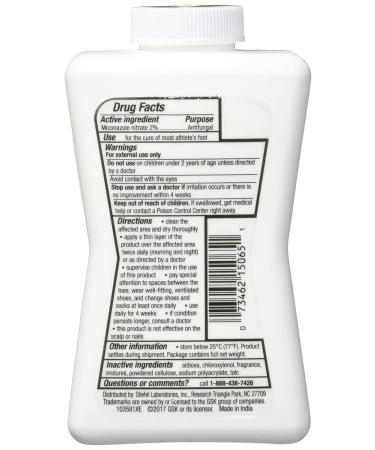 Buy Zeasorb AF Powder with 2% Miconazole Nitrate - 2.5 Ounce (Pack of 2) | International Shipping Available - Buy Online on GoSupps.com