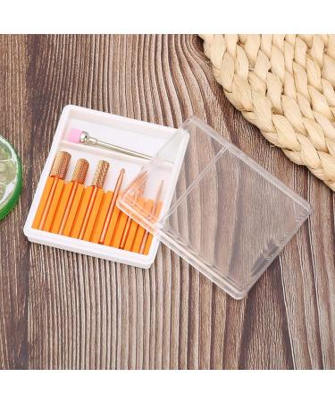 10pcs Tungsten Steel Nail Drill Bit Set | Electric Nail Polisher & Cutter with Storage Box for Manicure - Buy Online on GoSupps.com