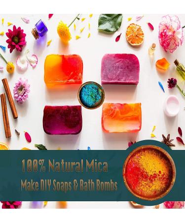 TECHAROOZ Deep Red Mica Powder 56g for Epoxy Resin, Lip Gloss, Nails, Slime, Bath Bombs - Flag Red 3 Colorant Pigment Powder - Buy Online on GoSupps.com