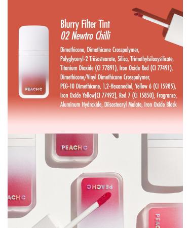 Blurry Filter 02 Newtro Chilli Korean Lip Stain Marker - Long Lasting Matte Lip Tint | Soft Blur Finish | Comfortable & Lightweight | 0.21 Fl Oz - Buy Online on GoSupps.com