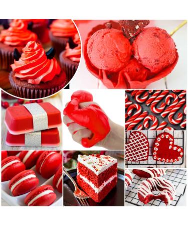 160ml Sugar-Free Liquid Food Coloring - Red for Baking Cakes Cookies Macarons DIY Slime & More | International Shipping - Buy Online on GoSupps.com