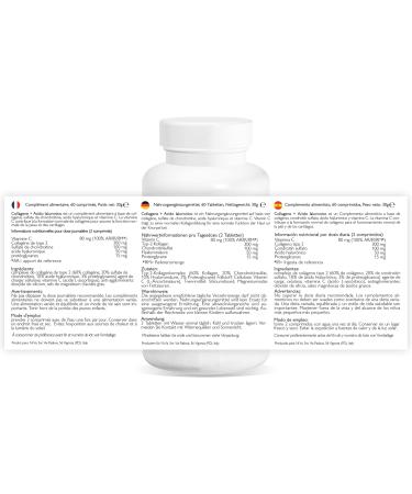 Line Diet Collagen + HYALURONIC ACID | 60 cpr| Men & Women | Skin elasticity | Ligaments | Muscles and joints | Hydrolyzed COLLAGEN | CHONDROITIN | HYALURONIC ACID | VITAMIN C - Buy Online on GoSupps.com