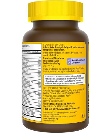 Nature Made Postnatal Multivitamin + DHA 200mg 60 Softgels for Nursing Moms & Babies | Postnatal Vitamins with Iron, D3, Calcium, Iodine | Unflavored - 60 Count - Buy Online on GoSupps.com