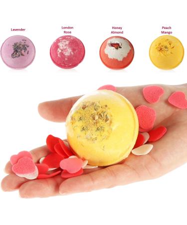 Robin Goods 6-Part Bathing Ball Set - Soy Wax Candle & Bathing Confetti Gift Set for Mother's Day Valentine's Day & Birthdays - Buy Online on GoSupps.com