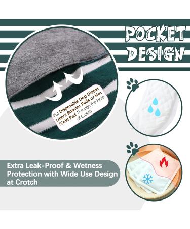 Buy HJYOKUSO Surge Suits for Dogs - Male & Female E-Collar Alternative for Surgery Recovery - Green XS for Postoperative Wounds - Buy Online on GoSupps.com