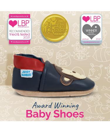Baby Walking Shoes 6-12 Months | Soft Sole Leather Toddler Shoes for Baby Boy & Girl - Monkey Design - Buy Online on GoSupps.com