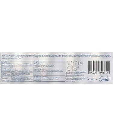 White Glo Bioenzyme 24 Hour Whitening Toothpaste - Dual Whitening Action Fluoride-Enriched Natural Enzyme Technology for Stain Removal - 5.3 oz - Buy Online on GoSupps.com
