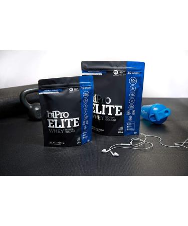 BiPro Elite French Vanilla Whey Protein Isolate 2lb - Sugar Free, Lactose & Gluten Free - Approved for High-Intensity Fitness - Pack of 1 - Buy Online on GoSupps.com