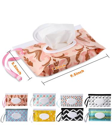 FEBSNOW 8 Pack Baby Wipes Dispenser - Portable & Reusable Wipes Case - Buy Online on GoSupps.com