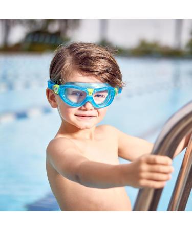 Aquasphere Seal Kid Swimming Goggles | UV Protection & Leak-Free Design for Children 3+ | Silicone Seal & Clear Lens for Boys & Girls - Buy Online on GoSupps.com