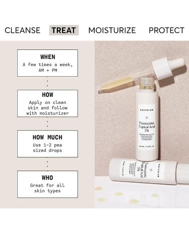 Naturium Tranexamic Acid 5% Skin Discoloration Treatment with Kojic Acid, Niacinamide & Licorice Root - 1 oz - Buy Online on GoSupps.com