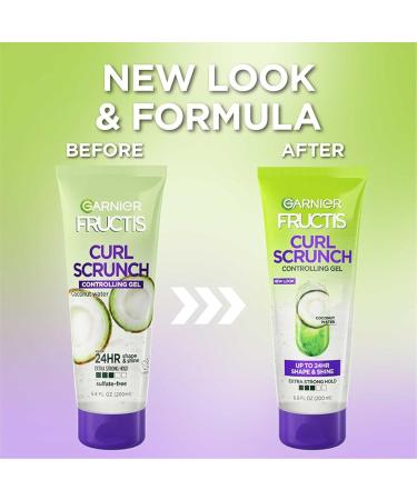 Garnier Fructis Style Curl Scrunch Controlling Gel 6.8 oz - Define Curls Frizz Control & Long-Lasting Hold | International Shipping Available - Buy Online on GoSupps.com