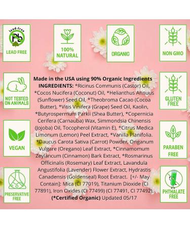 Better'n Ur Lips Gloss (Mauvelicious) - 100% Natural & Organic | Gluten-Free, Cruelty-Free, Vegan | Hypoallergenic with Smooth Velvety Feel - Buy Online on GoSupps.com