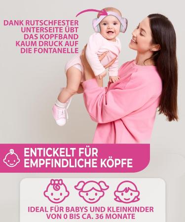 Klang Guard Hearing Protection for Children & Babies - Reliable Noise-Canceling Headphones for Active Families in Ros  - Buy Online on GoSupps.com