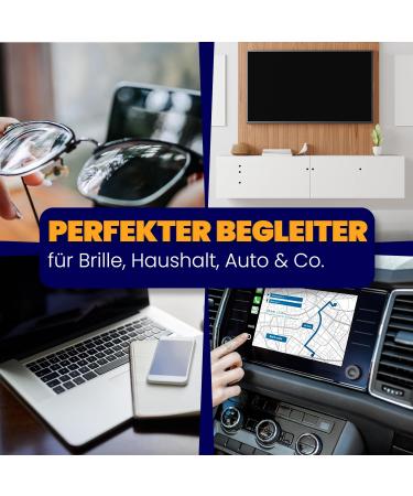 GLANTEX 6x Premium Microfiber Cleaning Cloths | 30x30cm Opticer Quality for Glasses Screens & Cameras | Perfect for Tablets Cell Phones & Displays | 6-Pack Microfiber Towels - Buy Online on GoSupps.com